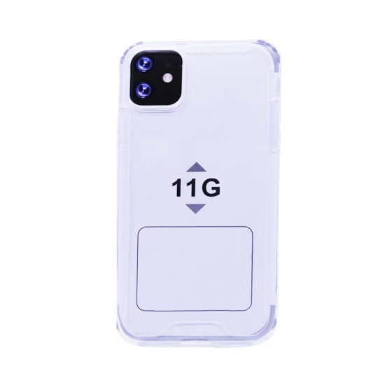 Silicone Hard Corners Case for Apple iPhone 11 Transparent